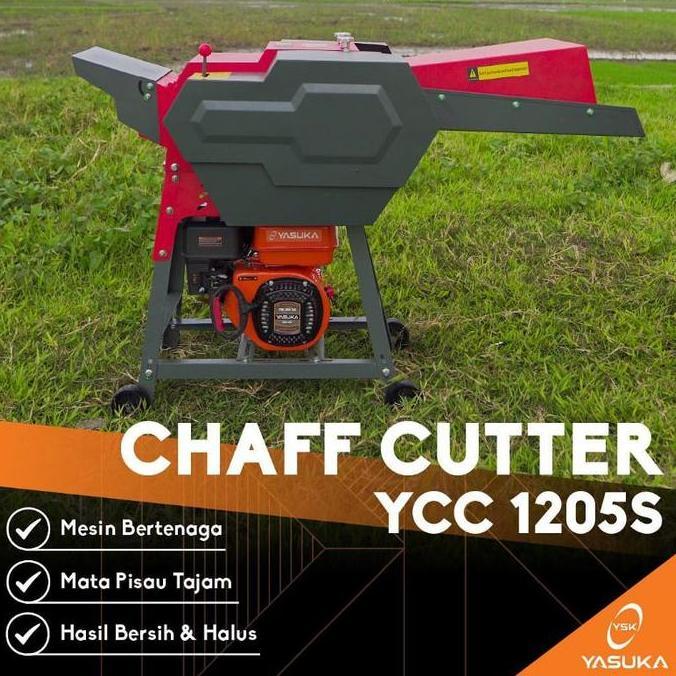 Mesin Cacah Rumput dan Ranting YCC 1205 S Plus Mesin 6.5 HP / COD
