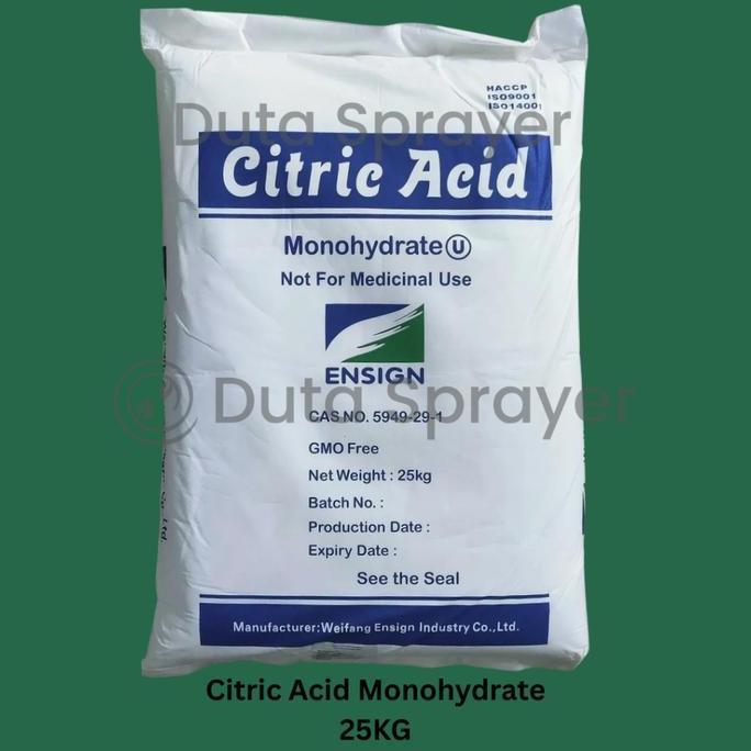 Citrun 25 Kg / Citric Acid 25 Kg / Asam Sitrat 25 Kg / Citric Acid Monohydrate 25 Kg