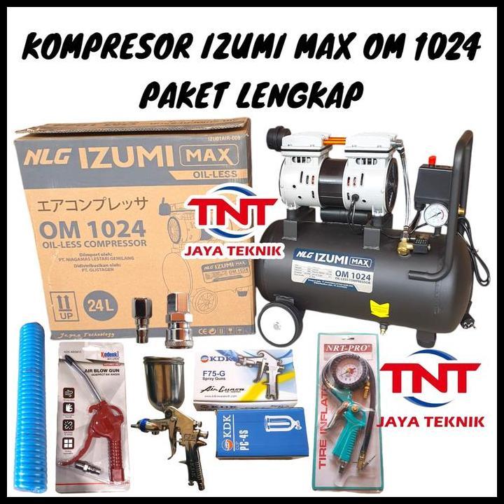 Terlaris Izumi 24 Liter Ol 10-24 Kompresor Oilless Izumi 1Hp 24Liter Ol 1024 Good Quality
