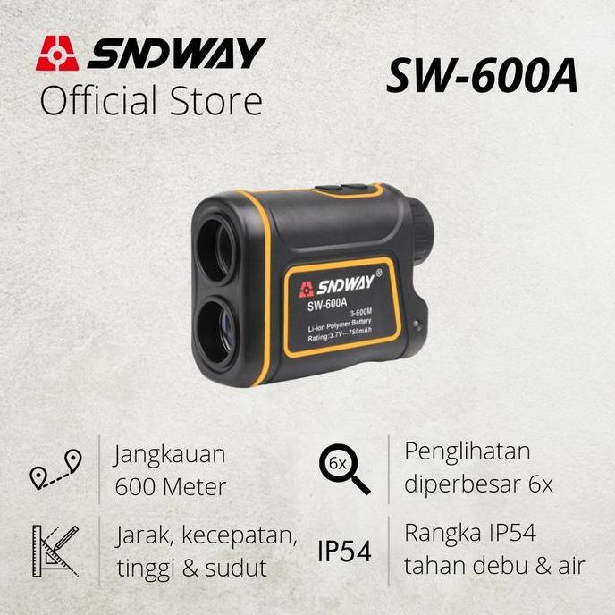 SNDWAY Meteran Laser Telescope Monocular 600 Meter Outdoor