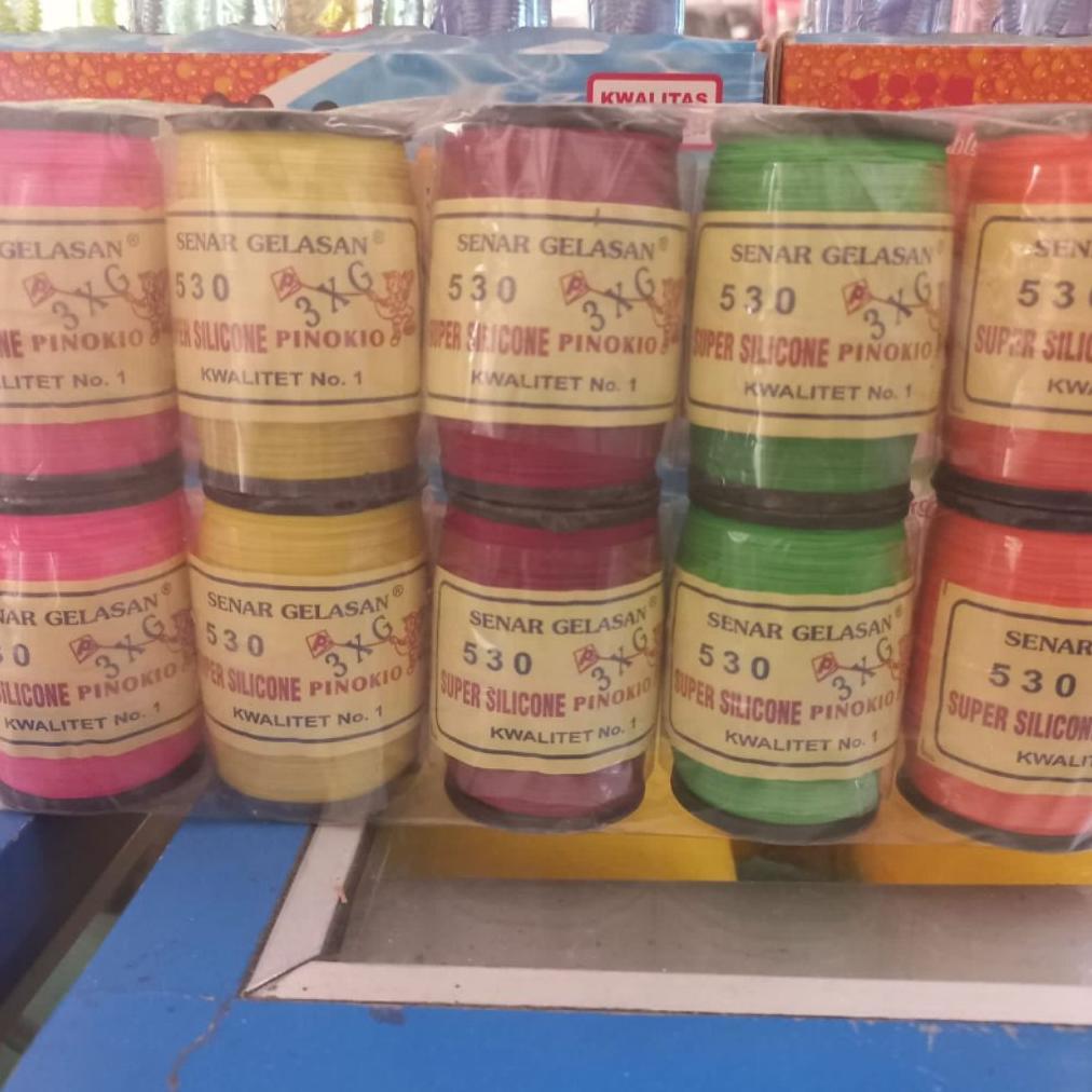 MIRAHSTORE BENANG GELASAN BENANG LAYANGAN PINOKIO GELASAN KECIL BIASA PREMIUM