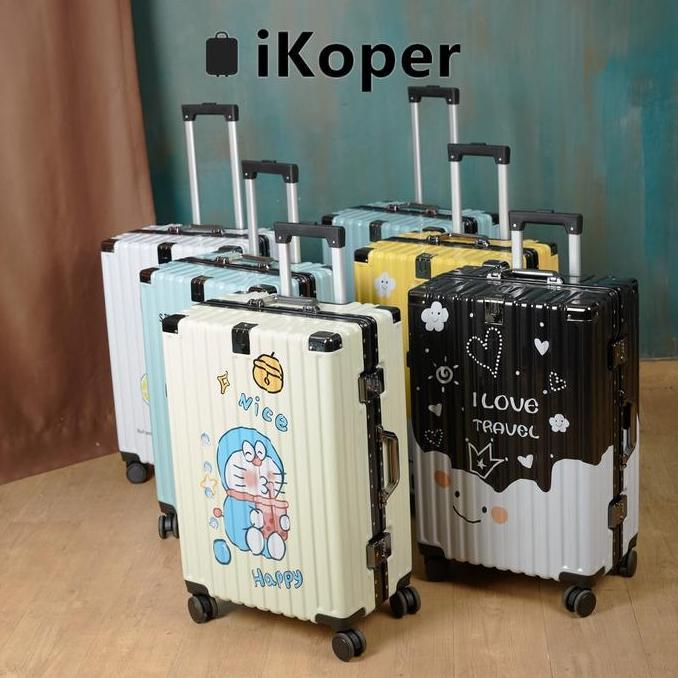 [iKoper] Koper Bingkai Aluminium Kabin & Bagasi 20 Inch