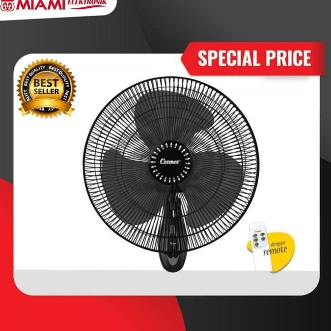 TERMURAH - Wall Fan Cosmos 16WFGR / Kipas Angin Dinding Cosmos 16 WFGR Remot