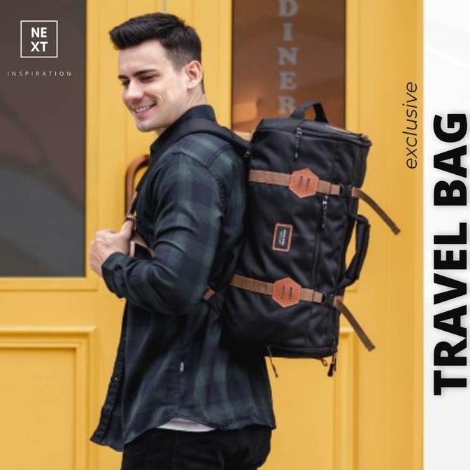 Travel Bag Pria Tas Backpack Gunung Branded Tas Punggung Cowok Keren