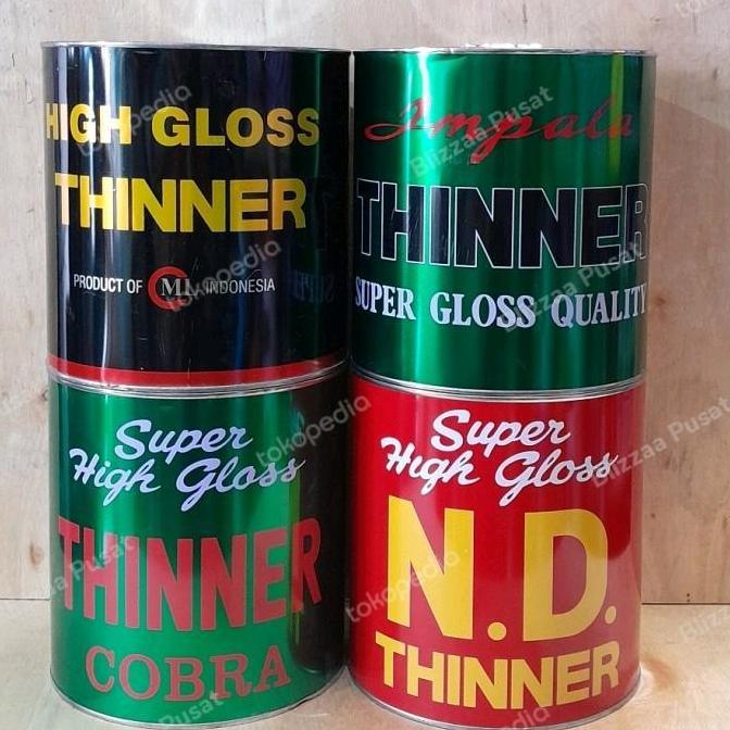 NEW - Thinner ND 5ltr Cobra Merah Tiner Cobra Hijau Thiner Cobra Hitam Thinner Impala 5 liter Thinne