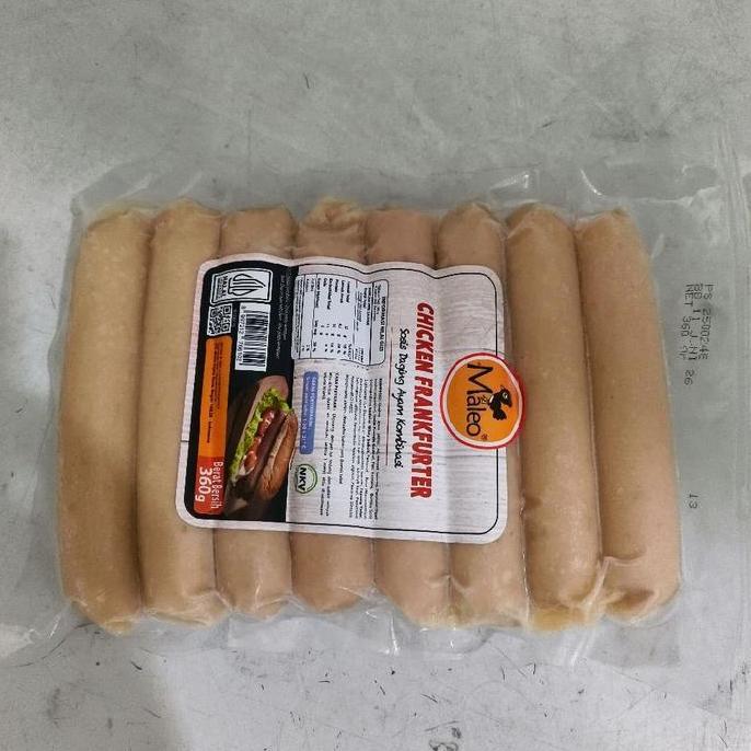 Chicken Frankfurter Maleo 360gr / Sosis Daging Ayam Maleo