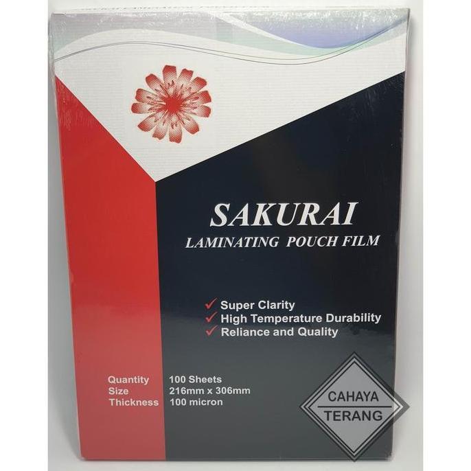TERLARIS - Plastik Laminating Sakurai Ukuran A4