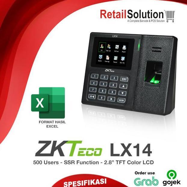 HARGA GROSIR - Mesin Absensi Sidik Jari SSR USB - ZKTECO LX14 / LX-14 Fingerprint