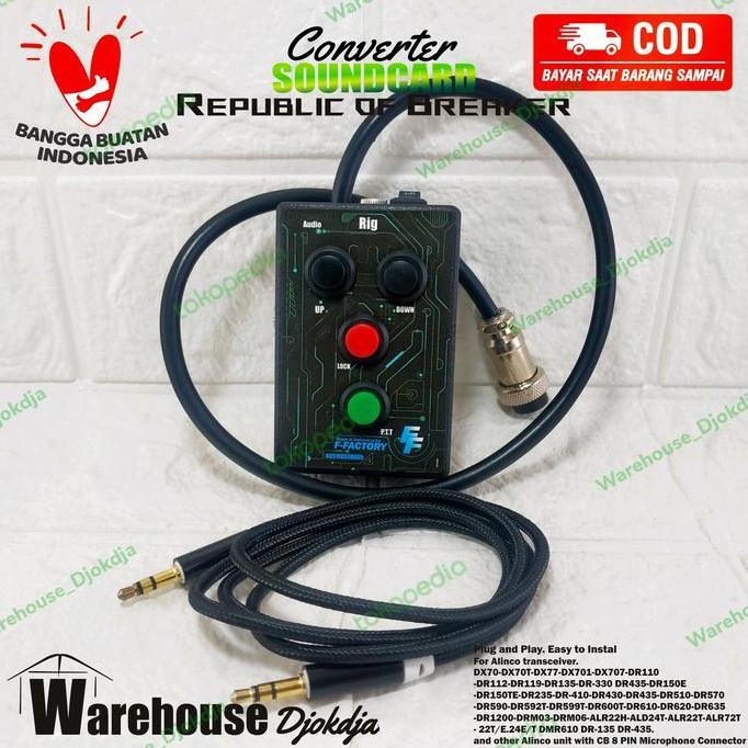 PROMO DISKON - PTT Box Untuk Radio Rig Alinco DR Series ke Soundcard / Mixer