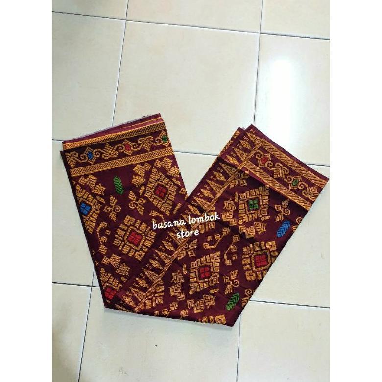 NEW KAIN SONGKET MOTIF SONGKET PRINTING KAIN LOMBOK