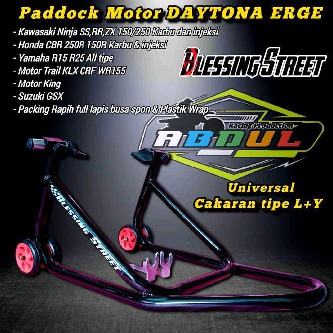 CUCI GUDANG - Standar paddock motor/Paddock Daytona ERGE/Standar paddock motor ninja/paddock motor C