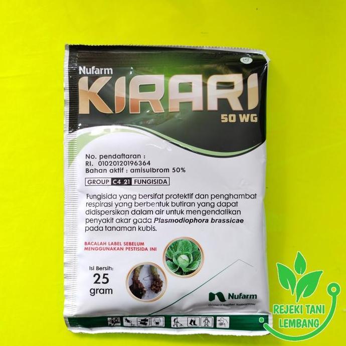 Fungisida Kirari 50 WG 25 Gram pengendali penyakit akar gada