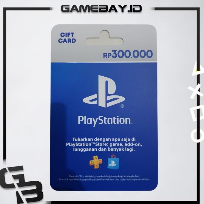 (Best) PSN Card Playstation IDR 300.000 300000 300K Network Indonesia Wallet
