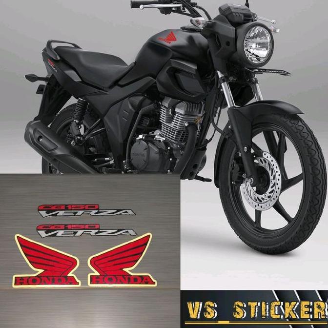 STRIPING STICKER LIST STANDART MOTOR HONDA CB150 VERZA CB VERZA NEW 2025 MERAH HITAM Motorcycle