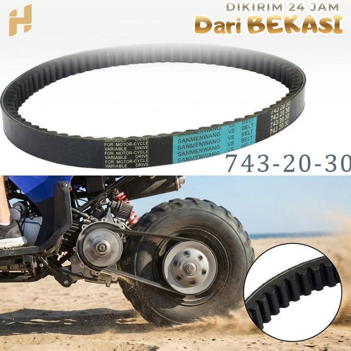 CVT Drive Belt Van Belt 743 20 30 Untuk GY6 125cc 150cc Scooter Moped ATV Matic