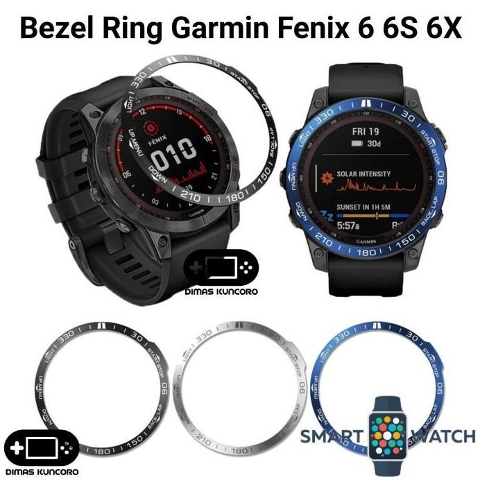 Bezel Ring Garmin Fenix 6 6S 6X cover protector case metal bumper metal garmin fenix 6 6s 6x plus pr