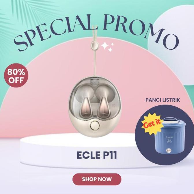 [KAIYO EXCLUSIVE] Ecle B1G1 P11 TWS Headset Premium HiFi Stereo 13 mm Dynamic Driver Full Mega Bass