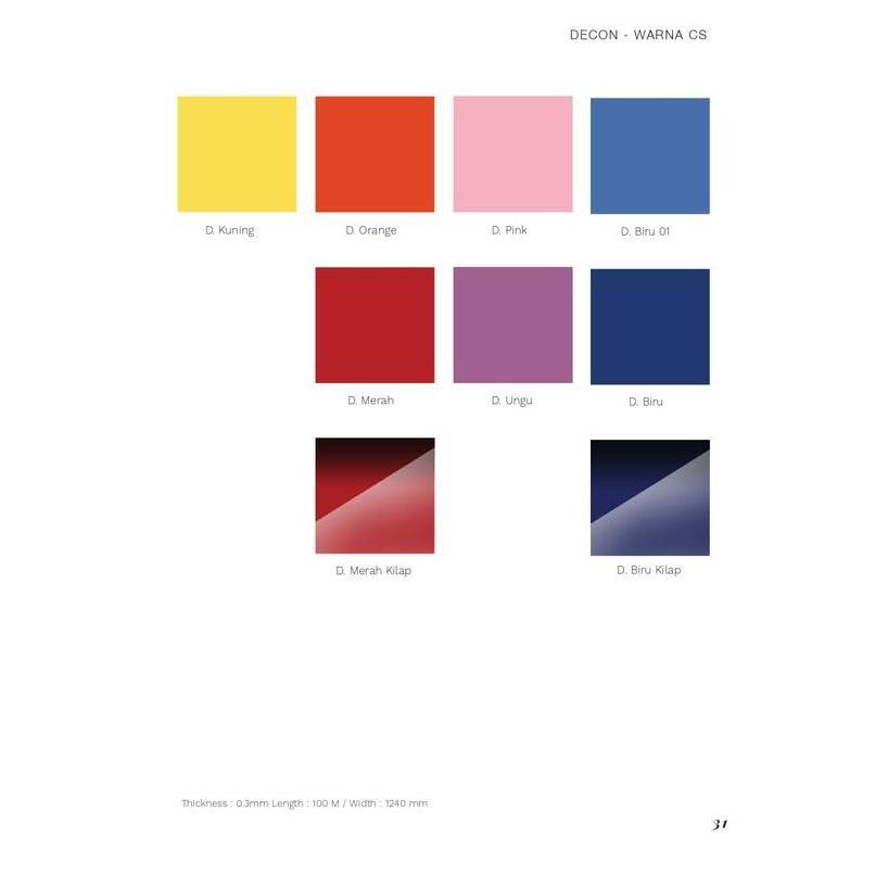 Decosheet Cipta Semula Pink