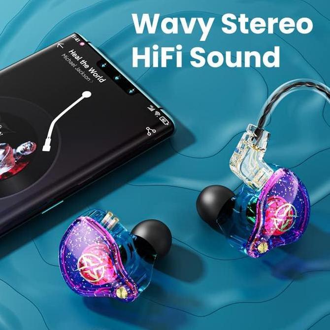 OCHACO MAXI X2 Pro HiFi Dynamic Bass Headset Detachable Cable With Mic