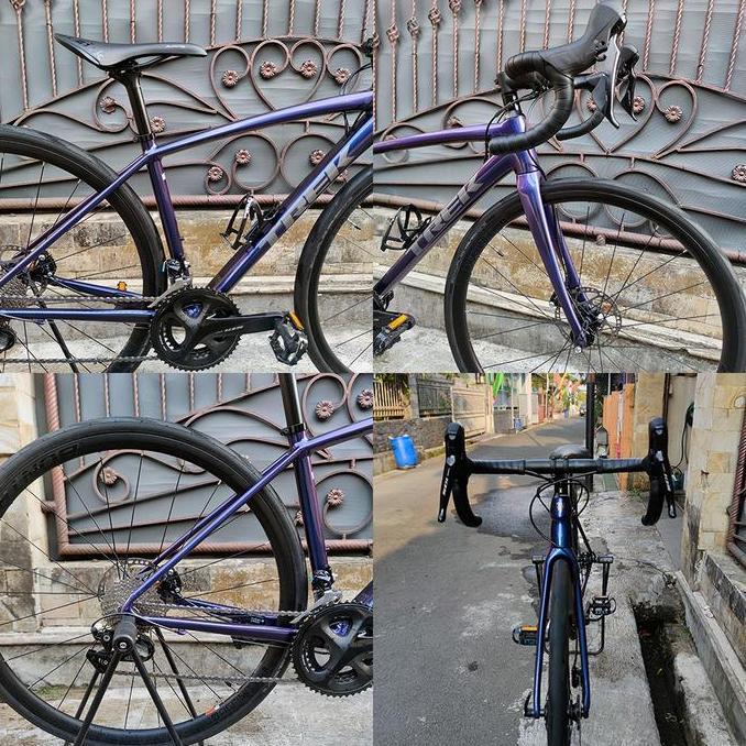 Sepeda Roadbike TREK EMONDA ALR5 ALR 5 2022 Size 47 Purple Flip UCI