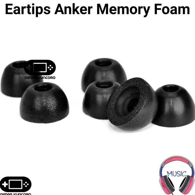 Eartips Anker Memory Foam busa soundcore liberty 4 3 2 pro 5 air 2 x ear tip tips replacement eartip