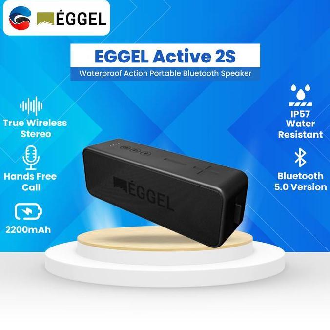 EGGEL Active 2S Waterproof Action Portable Bluetooth Speaker