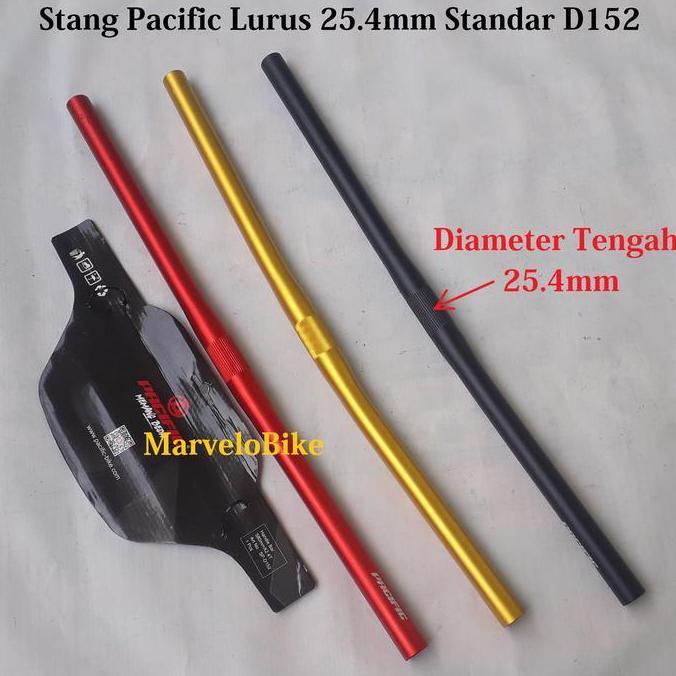 HandleBar Flat Bar Pacific Stang Sepeda Lipat MTB Pacific 25.4mm Lurus