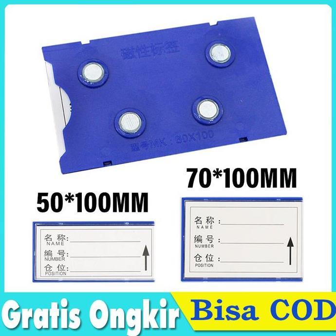 OCHACO 5 Pcs Price Tag Magnet Label Harga Rak Gondola Minimarket Supermarket
