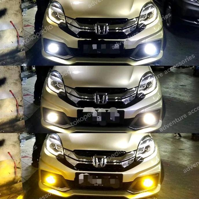 Bohlam Lampu LED Fog Kabut Khusus mobilio Mode 3 Warna