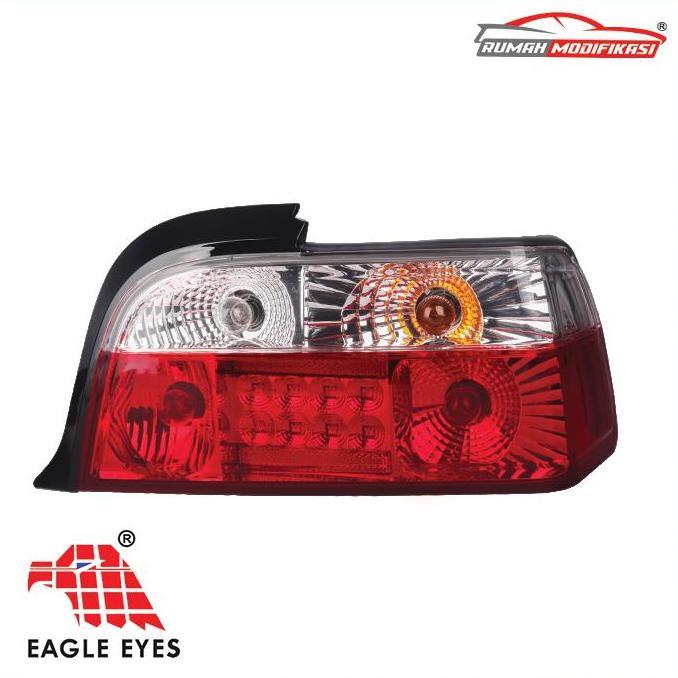 STOP LAMP - BMW E36 1991-1998 - EAGLEEYES - RED CLEAR - LED