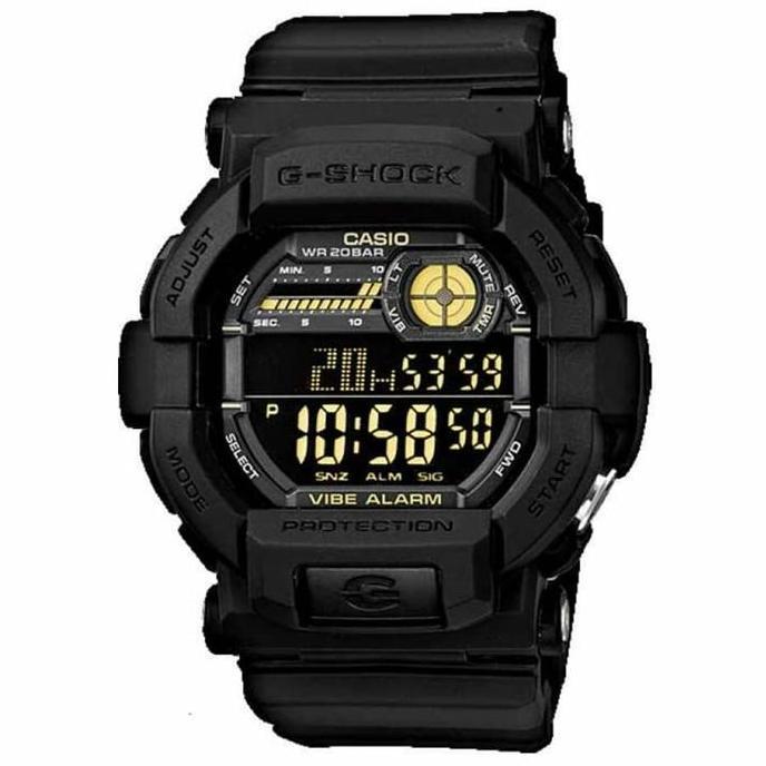 Clock- Casio G-Shock Gd-350-1B / Gshock Gd350 & Bergaransi