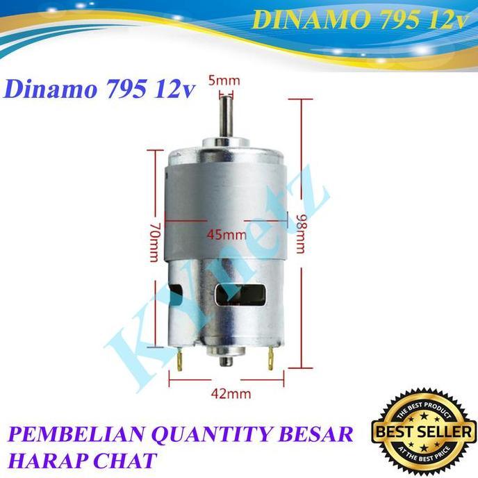 Comp- Dinamo 795 12V Double Bearing