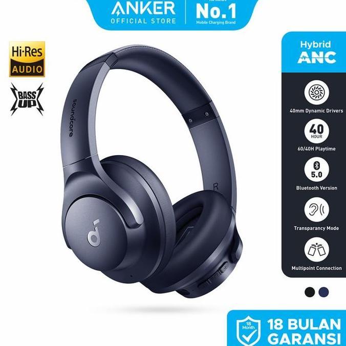 Sone- Soundcore Q20I With Hybrid Anc Headphone Q20I