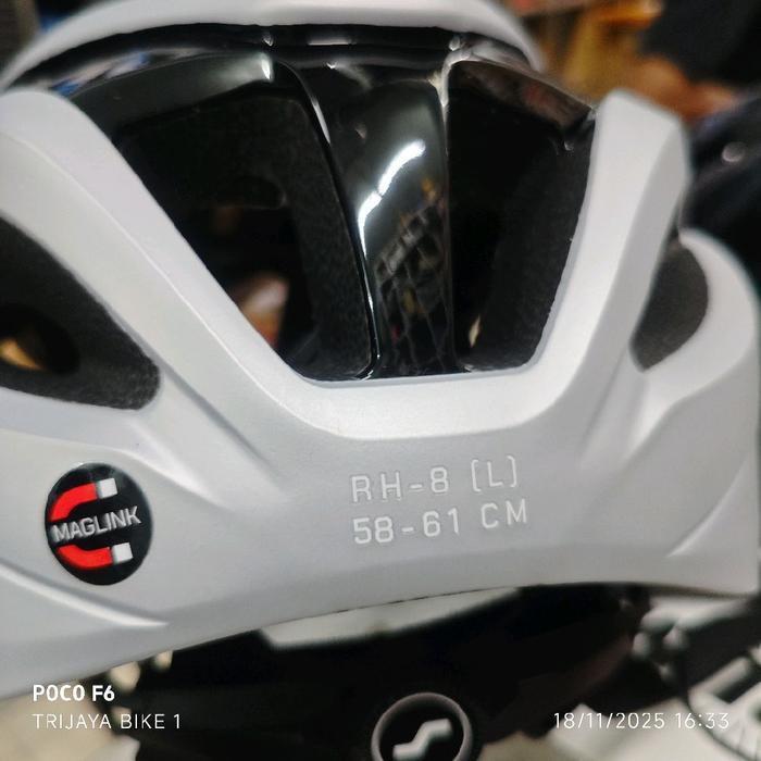 Helmet Strummer Rh-8 Aero Wave Size L 58-61 Cm Maglink - Helm Sepeda Strummer Rh8 Ukuran L 58-61Cm E