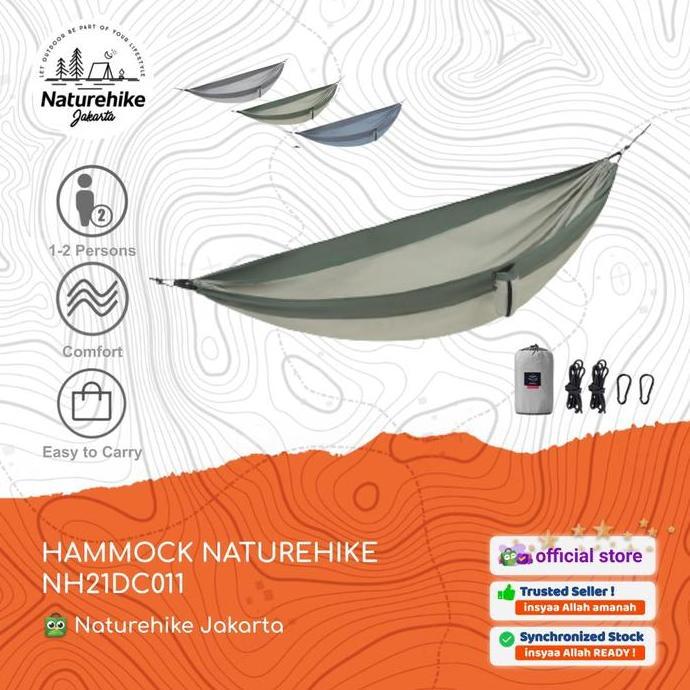 HAMMOCK / AYUNAN GANTUNG CAMPING OUTDOOR NATUREHIKE NH21DC011