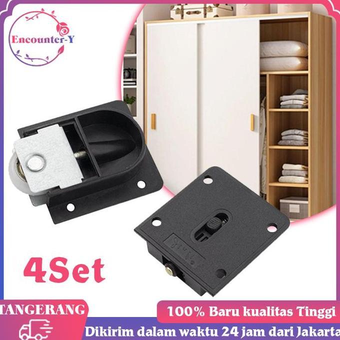 HATSUD Roda Lemari Geser Roda Pintu Lemari Geser Sliding Roda Lemari Sliding