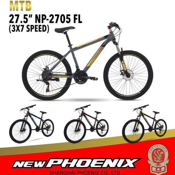 Promo Sepeda Gunung Phoenix Mtb 27.5 Np 2705 Fl
