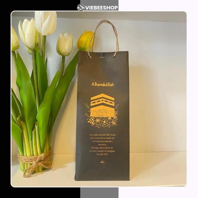 Shebag- ( Isi 50 Biji ) Paper Bag Haji Umroh Elegan Packing Paper Souvenir Haji Umroh Paper Bag Haji