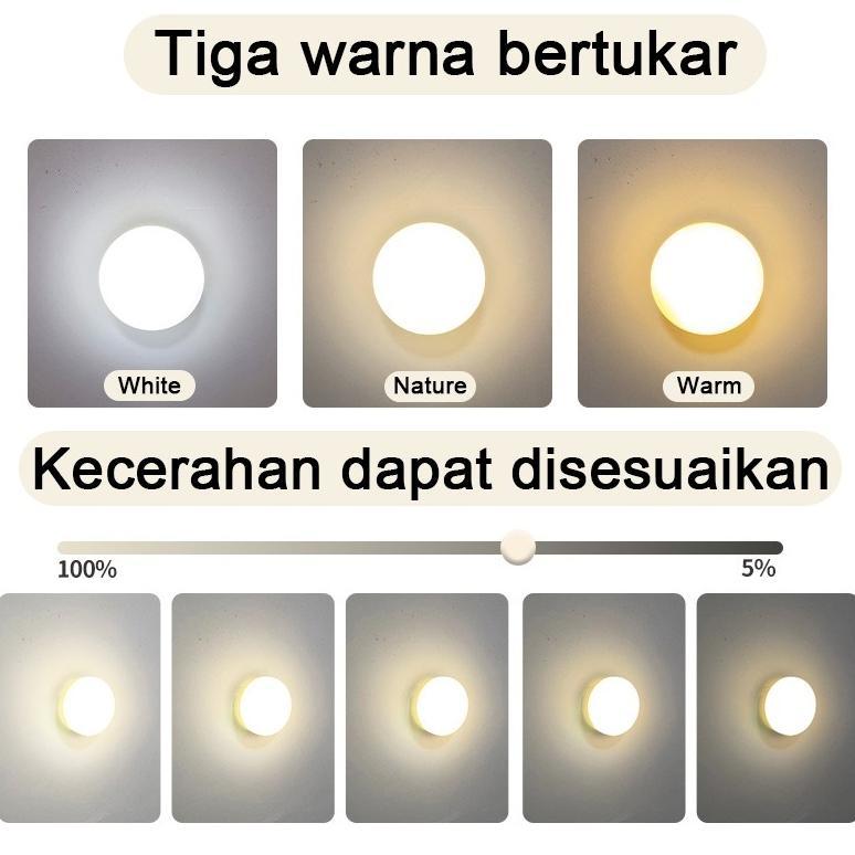 PROMO TERBARU LAMPU TIDUR LED SENSOR OTOMATIS - HEMAT ENERGI, UNTUK KAMAR & KOS, BISA DICHARGE