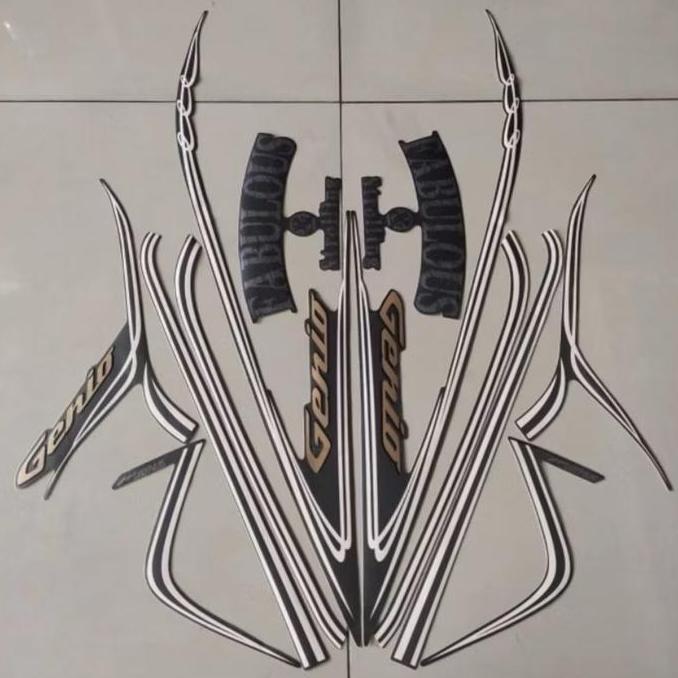Sticker Striping Lis Motor Honda Genio Fabulous Cbs Iss 2020