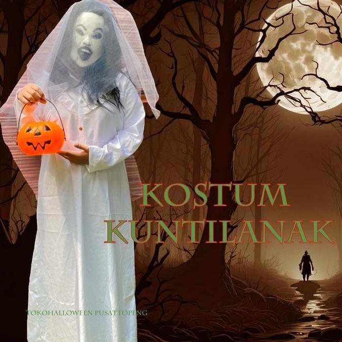 BAJU KUNTILANAK HANTU INDONESIA