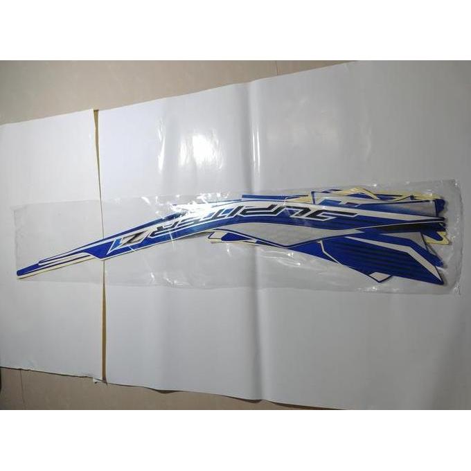Stiker Bodi & Lis Body & Striping Jupiter Z1 2014 Biru