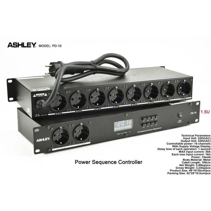 power sequencer ashley pd 10 controller orinal