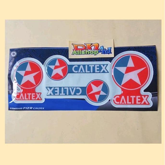 Stiker Emblem FIZR Caltex Timbul 3d untuk kendaraan Motor - Motorcycle Sporty