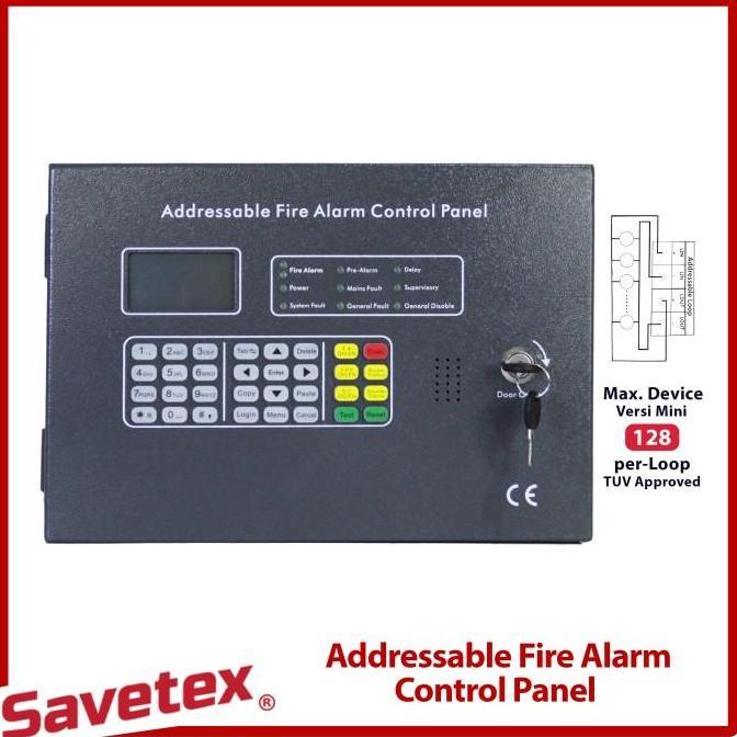 TERBARU - Fire Alarm Control Panel Full Addressable Mini / MCFA Addressable ASW