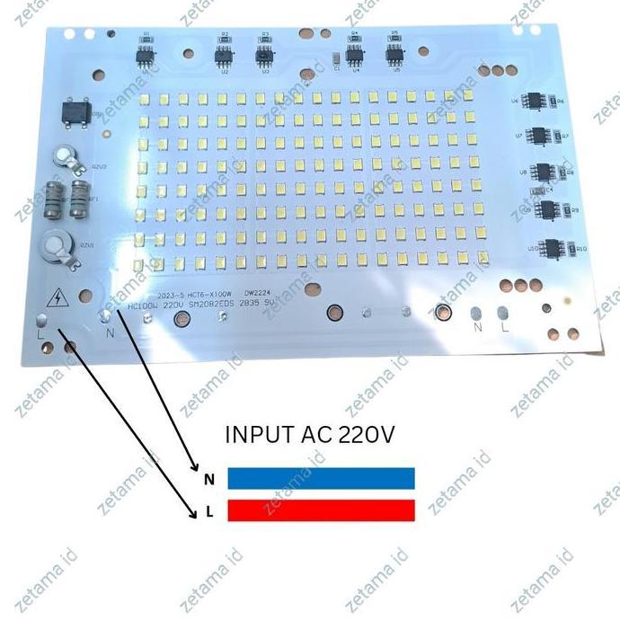 Lig- Modul Led Lampu Sorot Pcb Board Mesin Lampu Sorot Refill 220V Ac
