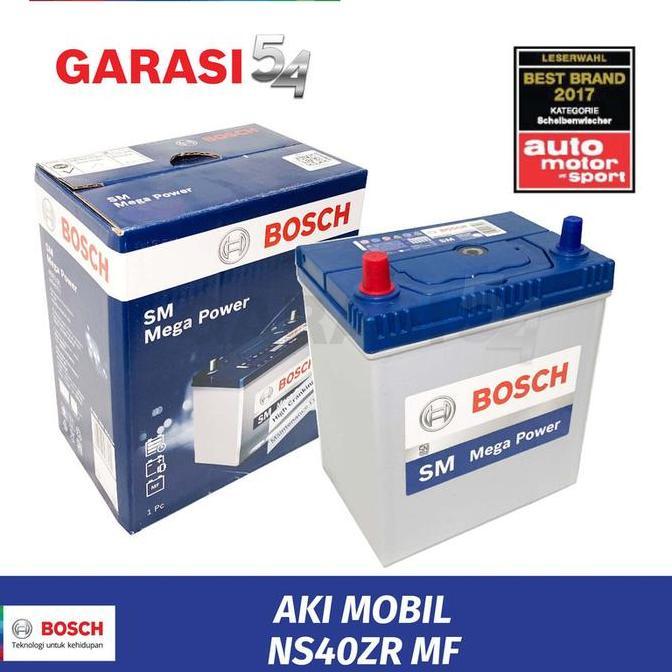 Aki Kering Mobil Bosch NS40ZR 35Ah untuk Avanza, Xenia, Rush