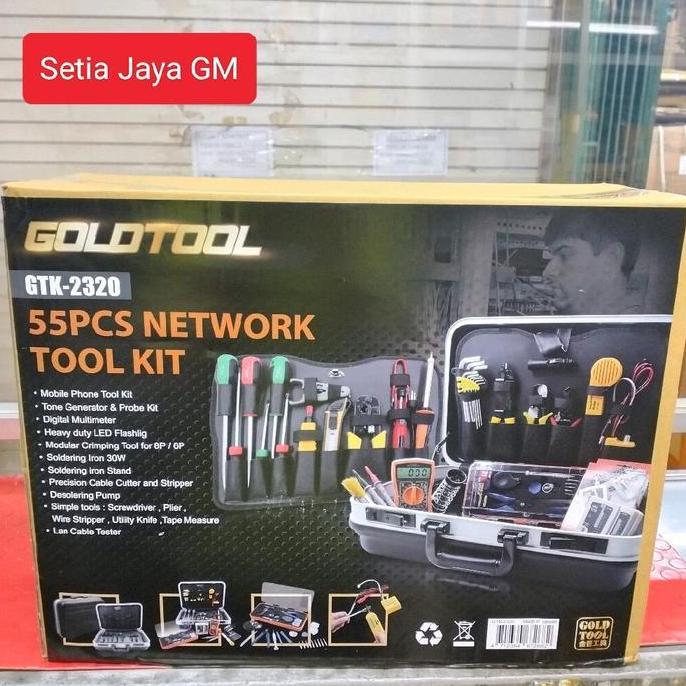 GOLDTOOL GTK-2320 Networking Toolkit