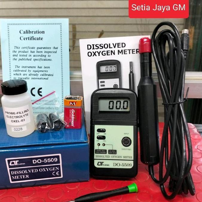 Lutron DO-5509 Dissolved Oxygen Meter - alat ukur oxygen terlarut dalam air