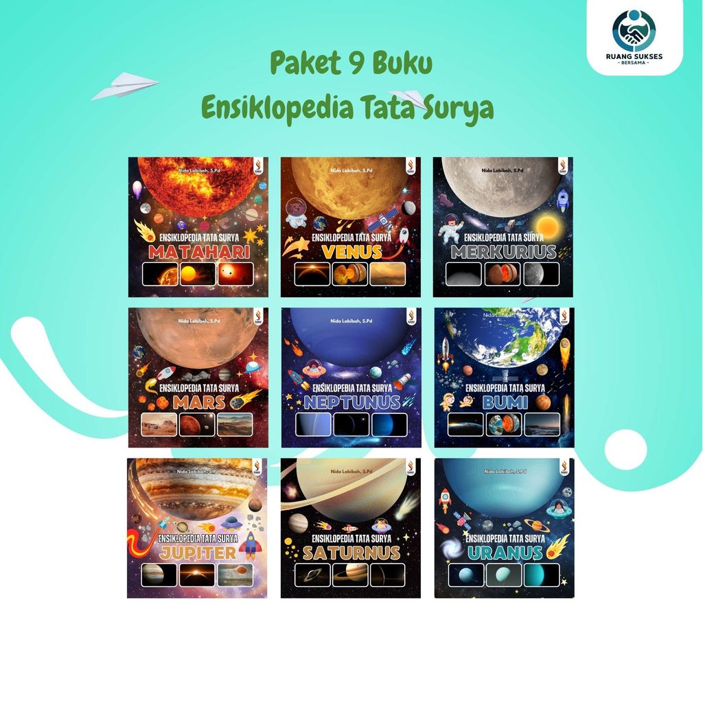 PAKET 9 BUKU ENSIKLOPEDIA TATA SURYA